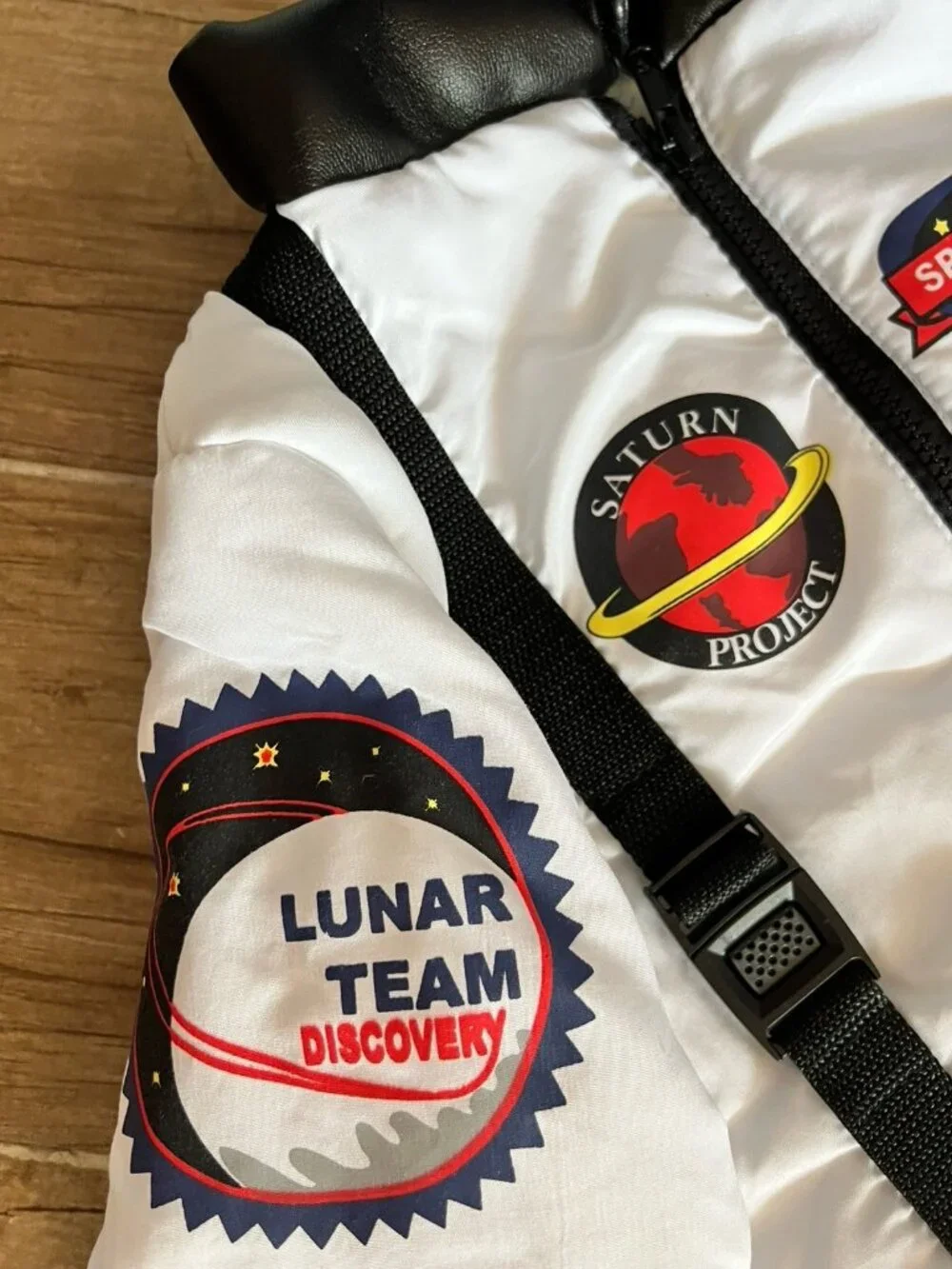 Halloween ASTRONAUT Costume CHILD Sz M(5-6) 3-Pc Belted SPACE TEAM Saturn Lunar